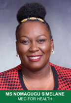 MEC for Health, Ms Nomagugu Simelane